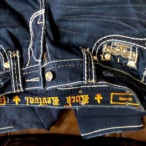 Rock revival skinny sherry jeans